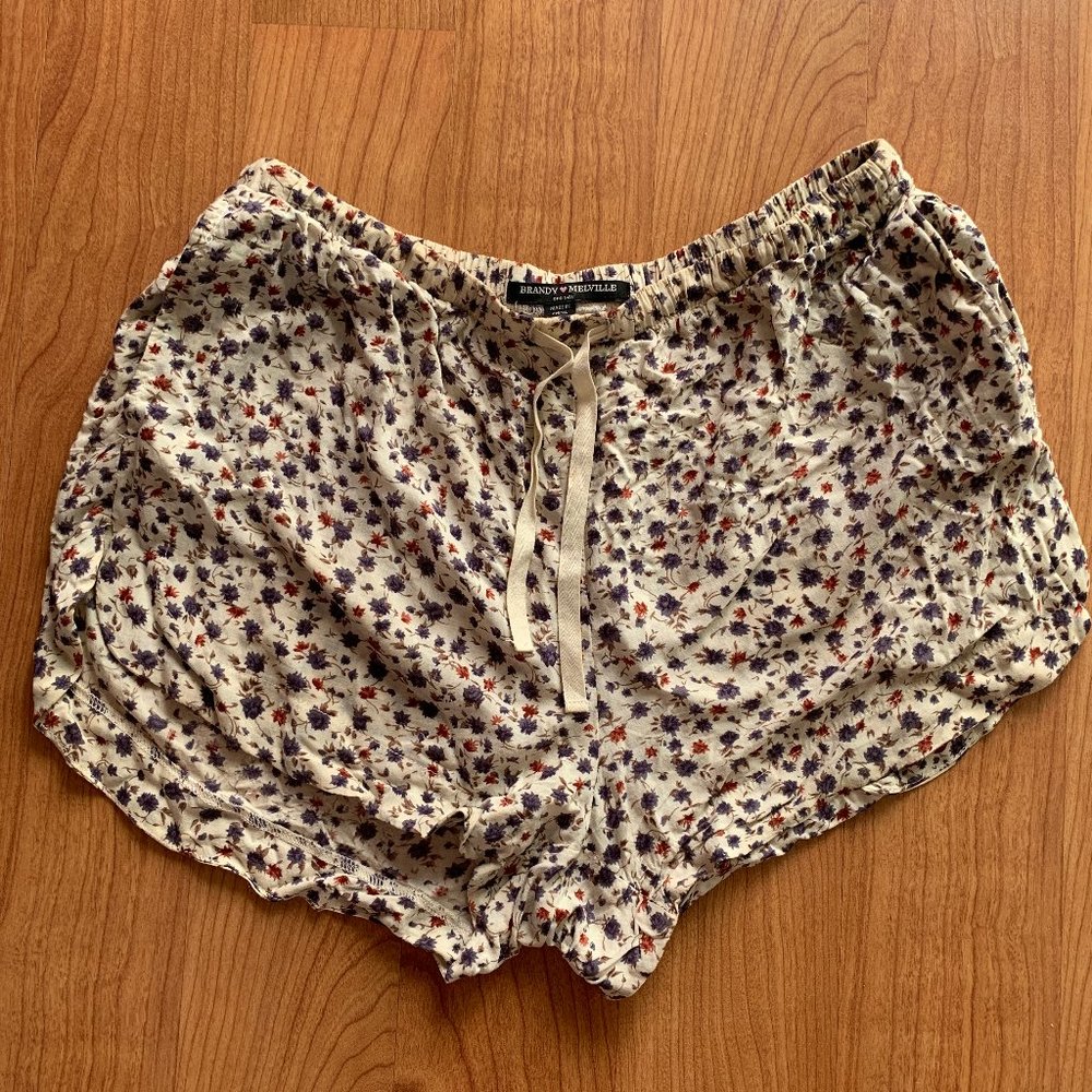 Brandy Melville Floral Shorts